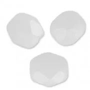 Facettes 4 mm Alabaster Pastel Grey x50