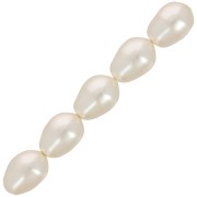 Poires nacrées Swarovski 5821 11x8 mm - Cream Pearl x5|raw }}