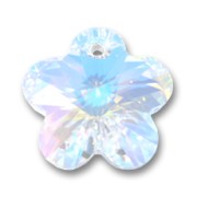 Pendentif Fleur Swarovski 6744 12 mm Crystal AB x1