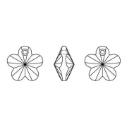 Pendentif Fleur Swarovski 6744 12 mm Crystal AB x1