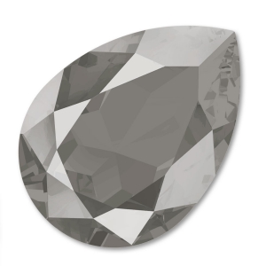 Cabochon Swarovski 4320 14x10 mm Crystal Dark Grey  x1