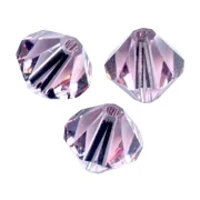 Toupies en cristal PureCrystal 5328 4 mm Light Amethyst x50