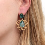 Cabochon Swarovski 4320 18x13 mm - ReCreated Dark Jonquil x1