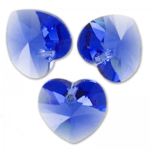 Coeurs Swarovski 6228 10,3x10 mm Sapphire  x6