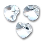 Coeurs Swarovski 6228 10,3x10 mm Crystal  Unfoiled  x6|raw }}