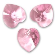 Coeurs Swarovski 6228 10,3x10 mm Light Rose  x6