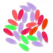 Assortiment de poires facettées 20x8 mm Multicolore x25|raw }}