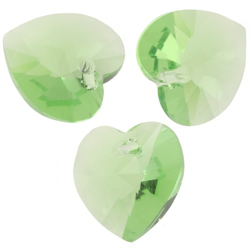 Coeur Swarovski 6228 14.4x14 mm - ReCreated Peridot x1