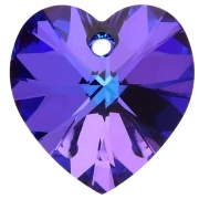 Coeur Swarovski 6228 18x17.5 mm Crystal Heliotrope x1