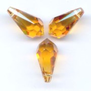 Gouttes Swarovski 6000 11x5.5 mm Topaz  x8|raw }}