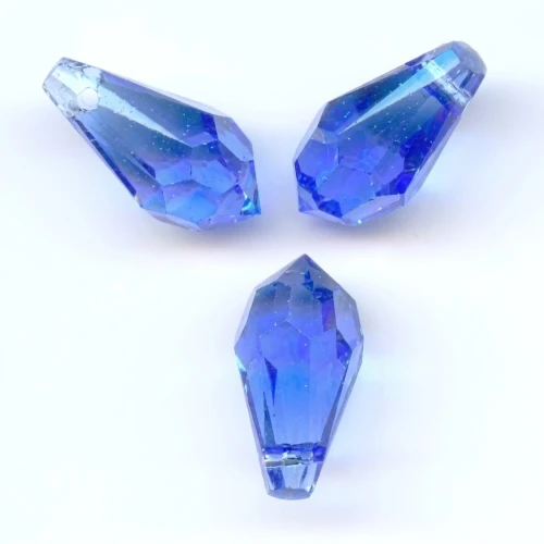 Gouttes Swarovski 6000 11x5.5 mm Sapphire  x8