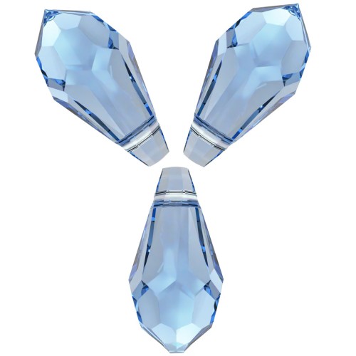 Gouttes Swarovski 6000 11x5.5 mm - ReCreated Cool Blue x8