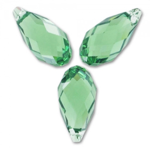 Gouttes Swarovski 6010 11x5.5 mm Erinite x4