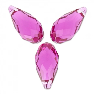 Goutte Swarovski 6010 13x6.5 mm Fuchsia x1
