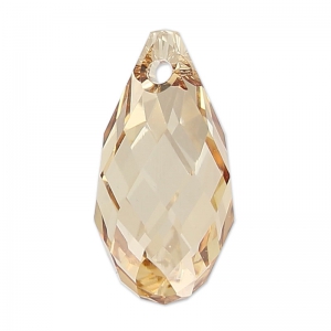 Goutte Swarovski 6010 17x8.5 mm Crystal Golden Shadow x1