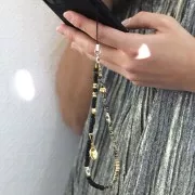 Perles rondelles Heishi Coco 5 mm Noir x38cm