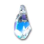 Goutte Polygone Swarovski 6015 17 mm Crystal AB x1|raw }}