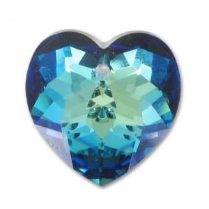 Coeur Swarovski 6215 18 mm Crystal Bermuda Blue x1