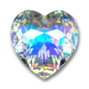 Coeur Swarovski 6215 18 mm Crystal AB x1