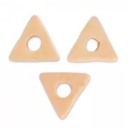 Triangles en céramique 7 mm Light Peach mat x10