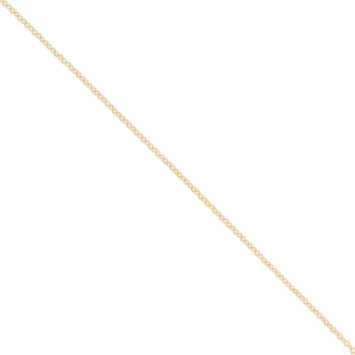 Chaîne maille Forçat limée 1.8 mm Doré à l'or fin x 98cm
