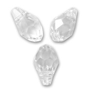 Gouttes Swarovski 6007 7x4 mm Crystal  x8|raw }}