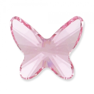 Papillon Swarovski 2854 12 mm Light Rose x1