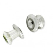 Oeillet/dos de rivet Swarovski 53009 6 mm en acier inoxydable x1