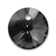 Pendentif Swarovski 6428  8 mm Crystal Silver Night x1|raw }}