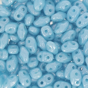MiniDuo 2x4 mm Opaque Blue Turquoise Luster x10g