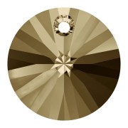 Pendentif Swarovski 6428 8 mm Crystal Golden Shadow x1|raw }}
