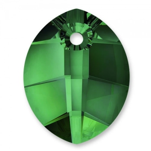 Pure Leaf Swarovski 6734 14 mm Dark Moss Green x1
