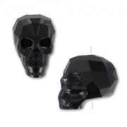 Tête de mort Swarovski 5750 13 mm Jet x1|raw }}