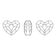 Love Bead Swarovski 5741 8 mm Crystal x1