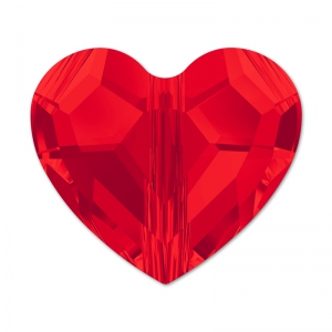 Love Bead Swarovski 5741  8 mm Light Siam x1