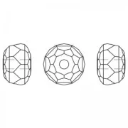 Rondelle PureCrystal 5045 8 mm Crystal  x1