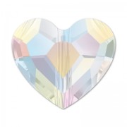 Love Bead Swarovski 5741  8 mm Crystal AB x1|raw }}