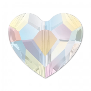 Love Bead Swarovski 5741  8 mm Crystal AB x1