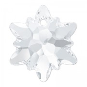 Pendentif Swarovski 6748 Edelweiss 14 mm Crystal  x1|raw }}