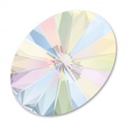 Cabochon en cristal Swarovski 4122 Oval Rivoli 8x6 mm Crystal AB|raw }}