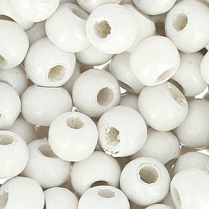 Perles Rondes En Bois De Wengé Naturel - Diamètres 6 à 20 Mm, Trou 1mm, Pour Bijoux Et Créations