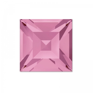 Cabochons carrés Swarovski 4428 2 mm Light Rose x10