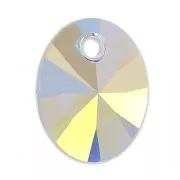 Mni oval Pendant PureCrystal 6028 8 mm Crystal AB x1