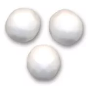 Facettes 10 mm Opaque White x10