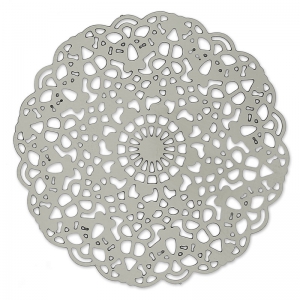 Estampes motif rosace 40 mm en Acier inox x2