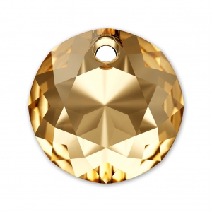 Pendentif Swarovski 6430 8 mm Crystal Golden Shadow x1