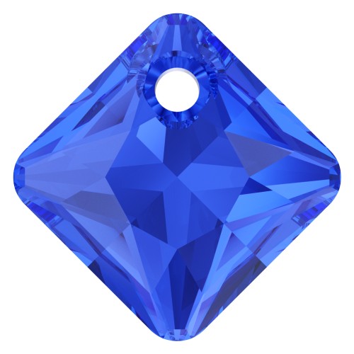 Pendentif Princess Cut Swarovski 6431 11.5 mm Majestic Blue x1