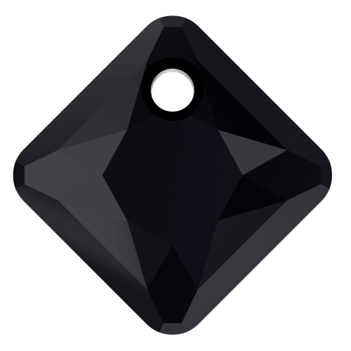 Pendentif Princess Cut Swarovski 6431 9 mm Jet x1