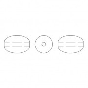 Perles nacrées Swarovski Grain de riz - 5824 4 mm Iridescent Tahitian Pearl x20