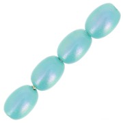 Perles nacrées Swarovski Grain de riz 5824 4 mm Iridescent L.Turquoise Pearl x20|raw }}